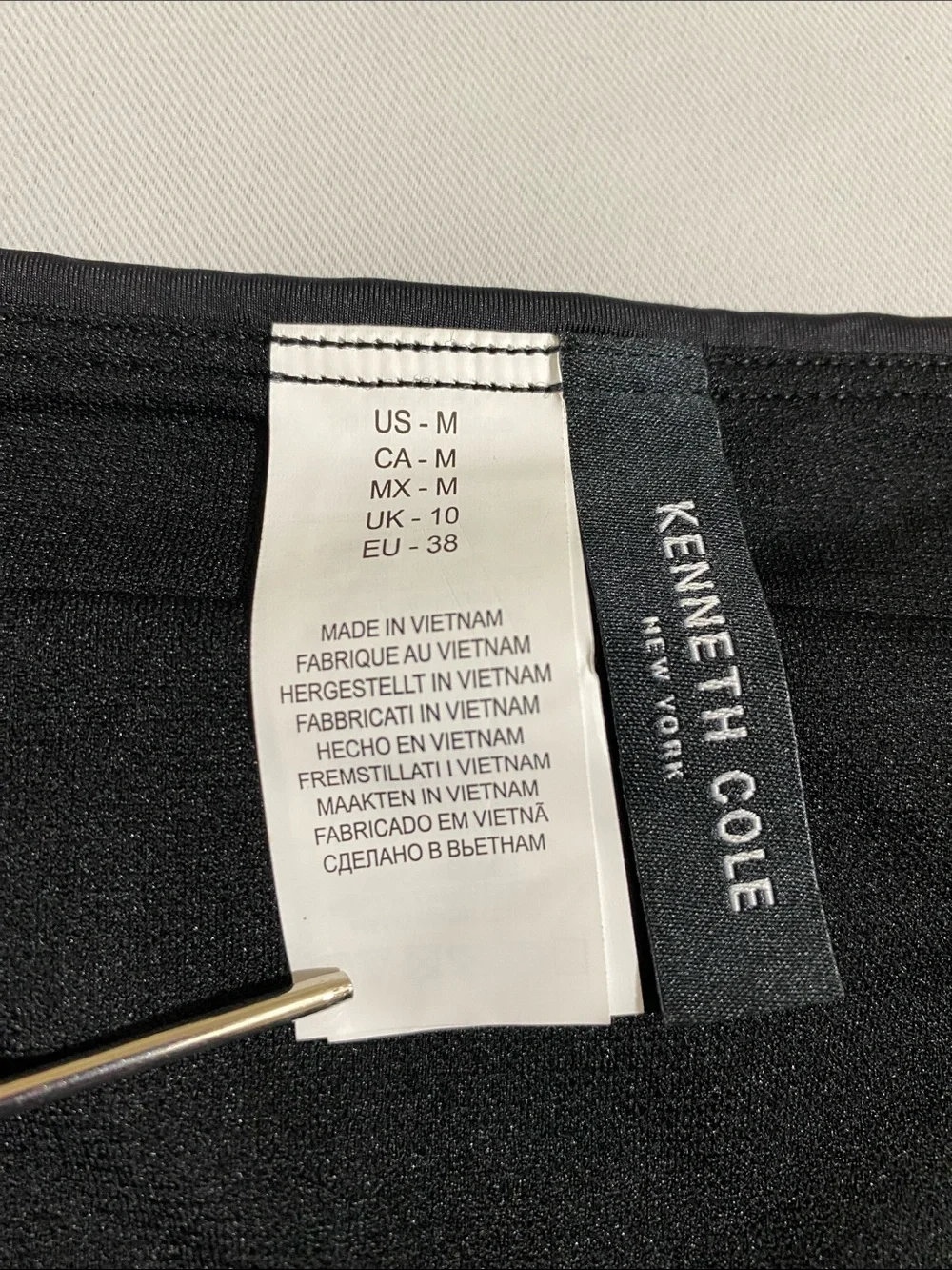 KENNETH COLE Banded Hipster Bikini Bottom Women's Size M